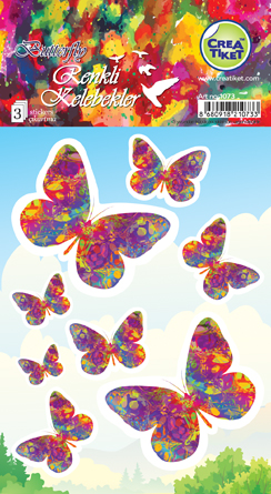 Art No : 1073 | Colourful Butterflies