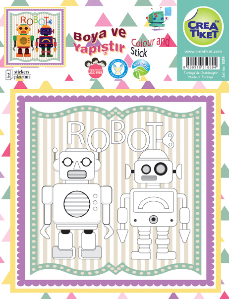 Art No : 1089 | Robokid - Robot Brothers