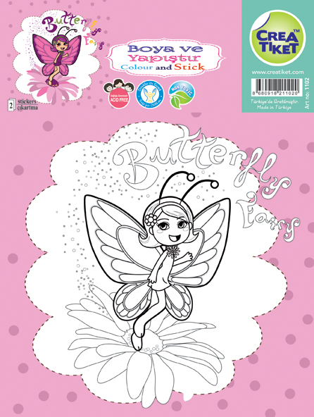 Art No : 1102 | Greeen Fairy - Butterfly Girl