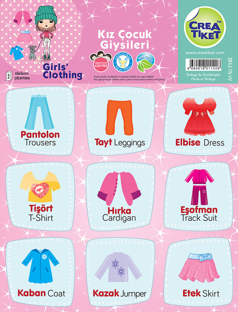 Art No : 1142 | Girls' Clothing & Girls' Accesories