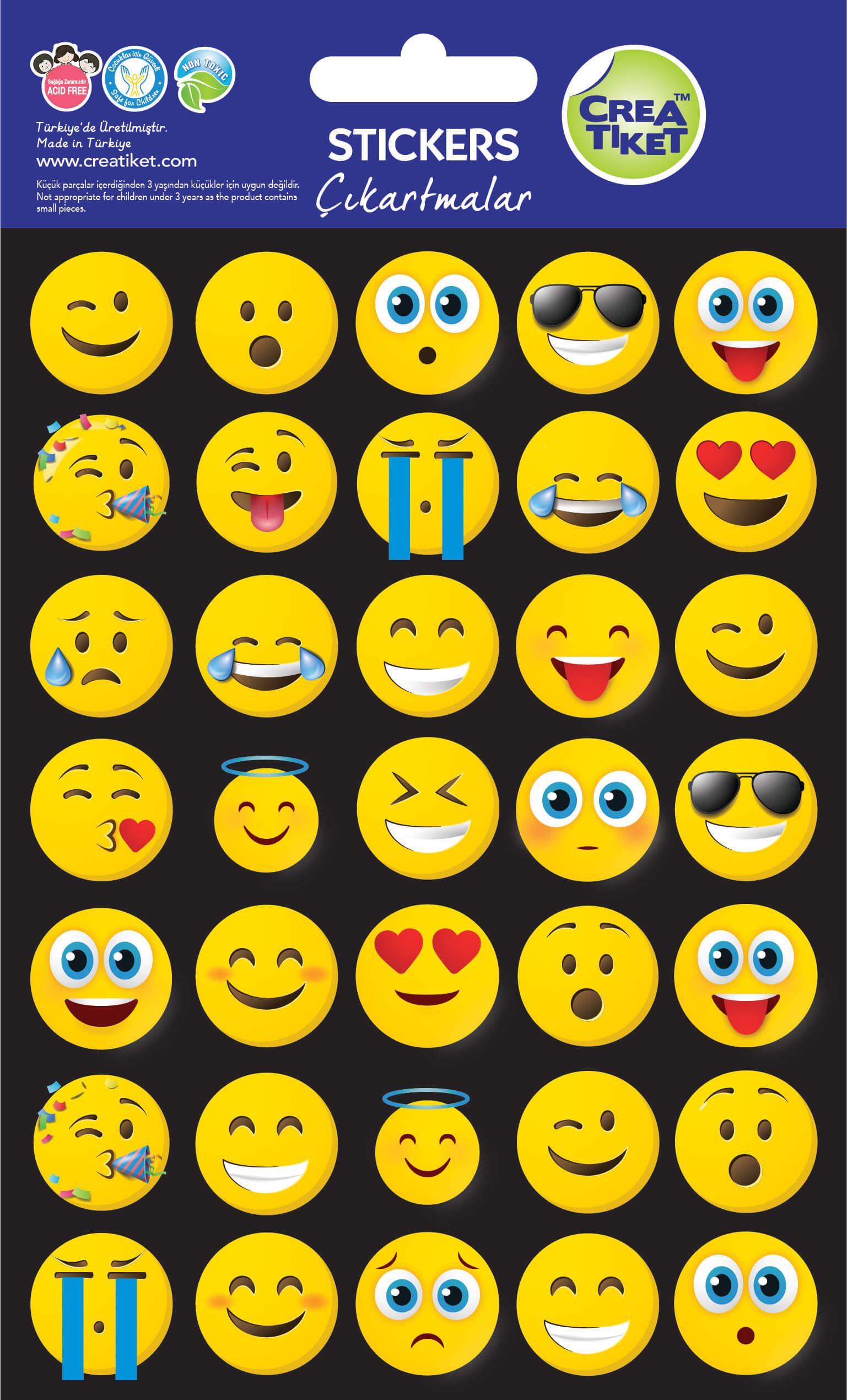 Art No : 1318 | Special Effect Stickers - Emoji